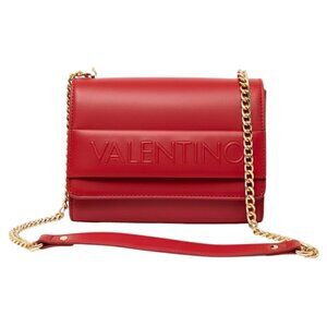 Valentino by Mario Valentino Red Leather Shoulder Bag